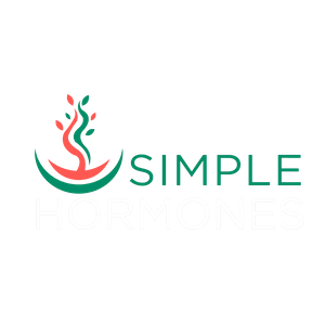 Simple Hormones Logo White Hormones 300X300