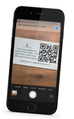 Scan Simple Hormones QR Card Scan Simple Hormones QR Card