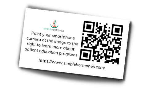 Simple Hormones QR Card Simple Hormones QR Card