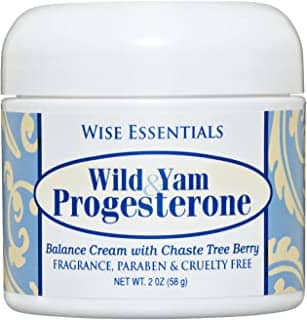 Wild yam bioidentical progesterone cream