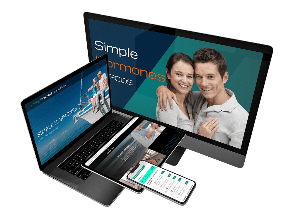 Provider Mockup 4 Devices Small Simple Hormones Custom Patient Portal